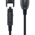 Gembird CCBP-HDMID-AOC-50M cable HDMI HDMI tipo D (Micro) HDMI tipo A (Estándar) Negro