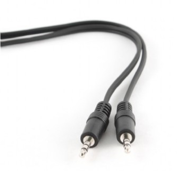 Gembird 1.2m, 3.5mm/3.5mm, M/M cable de audio 1,2 m 3,5mm Negro