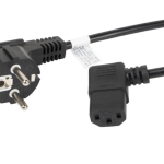 Lanberg CA-C13C-12CC-0018-BK cable de transmisión Negro 2 m C13 acoplador CEE7/7