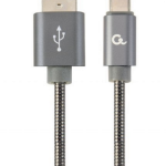 Cablexpert CC-USB2S-AMCM-1M-BG cable USB USB 2.0 USB A USB C Gris