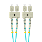 Lanberg FO-SUSU-MD31-0010-TQ cable de fibra optica 1 m SC OM3 Color aguamarina