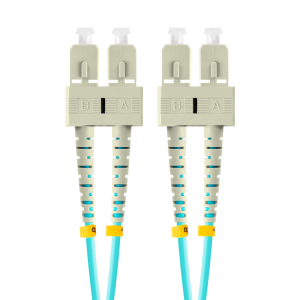 Lanberg FO-SUSU-MD31-0010-TQ cable de fibra optica 1 m SC OM3 Color aguamarina