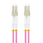 Lanberg FO-LULU-MD41-0010-VT cable de fibra optica 1 m LC OM4 Violeta