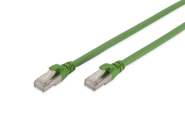 Digitus DK-1644-A-PUR-010 cable de red Verde 1 m Cat6a S/FTP (S-STP)