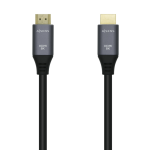 AISENS A150-0425 cable HDMI 0,5 m HDMI tipo A (Estándar) Negro, Gris