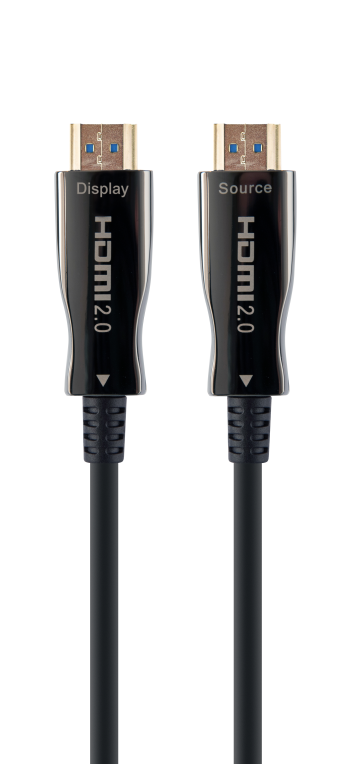 Gembird CCBP-HDMI-AOC-10M-02 cable HDMI HDMI tipo A (Estándar) Negro