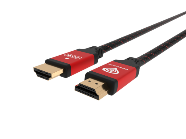 GENESIS NKA-0787 cable HDMI 3 m HDMI tipo A (Estándar) Negro, Rojo