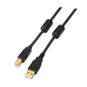 AISENS A101-0011 cable USB USB 2.0 5 m USB A USB B Negro