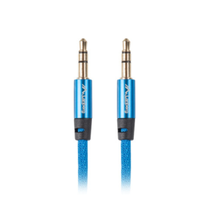 Lanberg CA-MJMJ-10CU-0030-BL cable de audio 3 m 3,5mm Azul