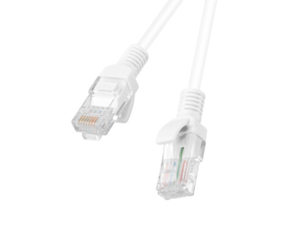 Lanberg PCU5-10CC-0025-W cable de red Blanco 0,25 m Cat5e U/UTP (UTP)