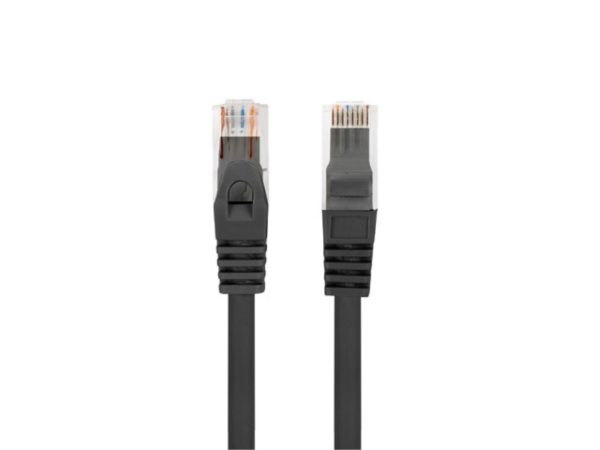 Lanberg PCU6-10CU-0050-BK cable de red Negro 0,5 m Cat6 U/UTP (UTP)