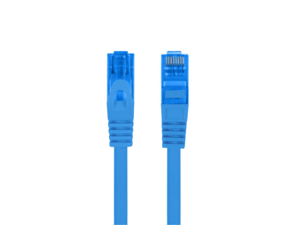 Lanberg PCF6A-10CC-0050-B cable de red Azul 0,5 m Cat6a S/FTP (S-STP)