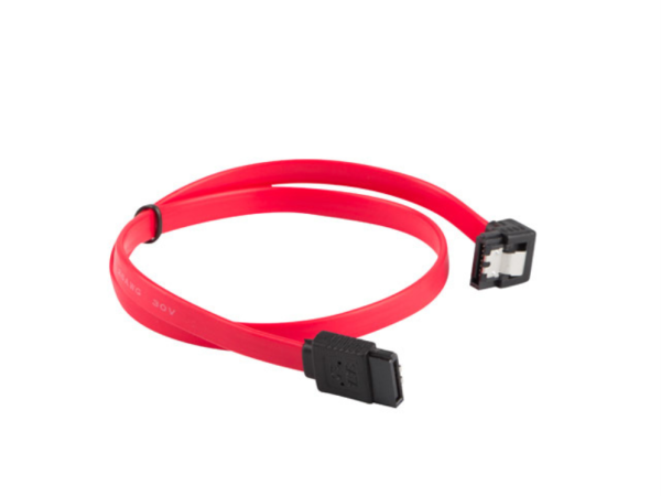 Lanberg CA-SASA-13CU-0050-R cable de SATA 0,5 m SATA 7-pin Rojo