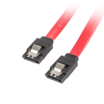 Lanberg CA-SASA-14CU-0050-R cable de SATA 0,5 m SATA 7-pin Rojo