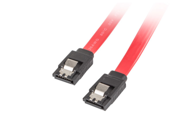 Lanberg CA-SASA-14CU-0050-R cable de SATA 0,5 m SATA 7-pin Rojo