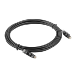 Lanberg CA-TOSL-10CC-0010-BK cable de fibra optica 1 m TOSLINK Negro