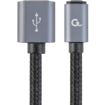 Gembird CCB-MUSB2B-AMLM-6 cable de teléfono móvil Negro 1,8 m USB A Lightning