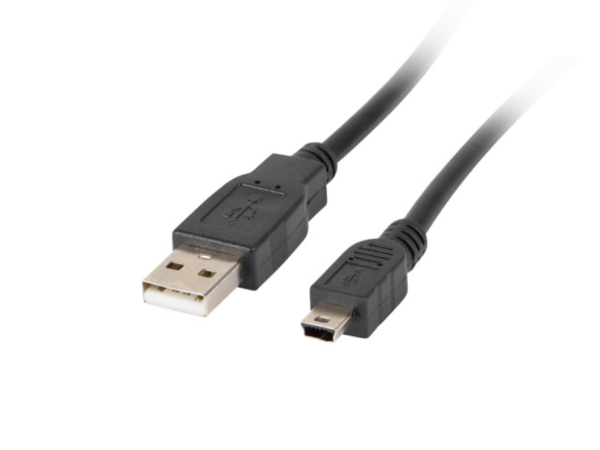 Lanberg CA-USBK-11CC-0018-BK cable USB USB 2.0 1,8 m Mini-USB A USB A Negro