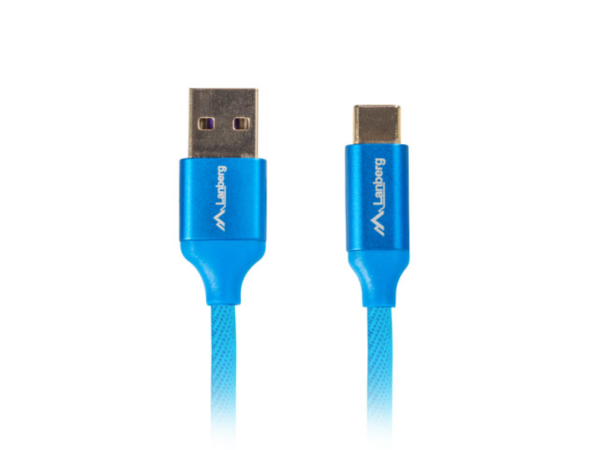 Lanberg CA-USBO-22CU-0005-BL cable USB 0,5 m USB 2.0 USB A USB C Azul