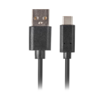 Lanberg CA-USBO-20CU-0005-BK cable USB USB 2.0 0,5 m USB C USB A Negro