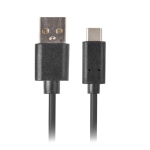 Lanberg CA-USBO-20CU-0018-BK cable USB USB 2.0 1,8 m USB A USB C Negro