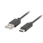 Lanberg CA-USBO-31CU-0010-BK cable USB 1 m USB 3.2 Gen 1 (3.1 Gen 1) USB A USB C Negro