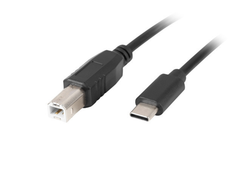 Lanberg CA-USBA-14CC-0030-BK cable USB USB 2.0 3 m USB B USB C Negro