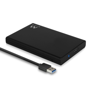 Ewent EW7044 caja para disco duro externo Carcasa de disco duro/SSD Negro 2.5"