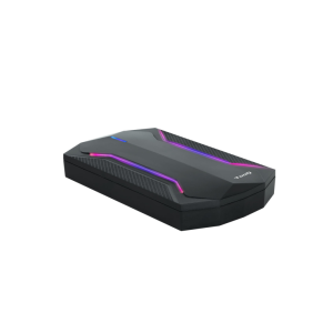 TooQ TQE-2599RGB caja para disco duro externo Carcasa de disco duro/SSD Negro 2.5"