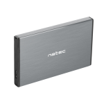 NATEC Rhino GO Carcasa de disco duro/SSD Gris 2.5"