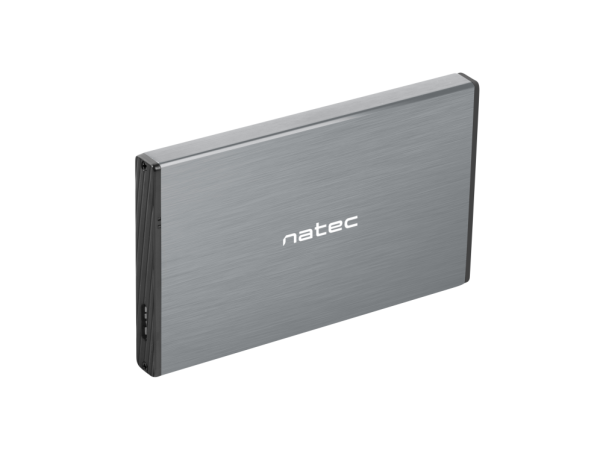 NATEC Rhino GO Carcasa de disco duro/SSD Gris 2.5"