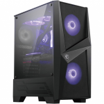 MSI MAG Forge 100M Midi Tower Negro, Transparente