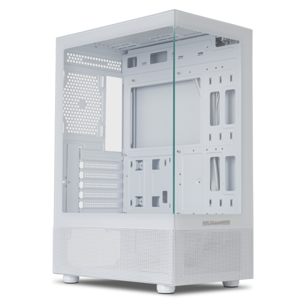 NOX NXHUMMERVSNWH carcasa de ordenador Midi Tower Blanco