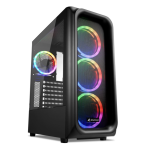 Sharkoon TK5M RGB ATX Escritorio Negro