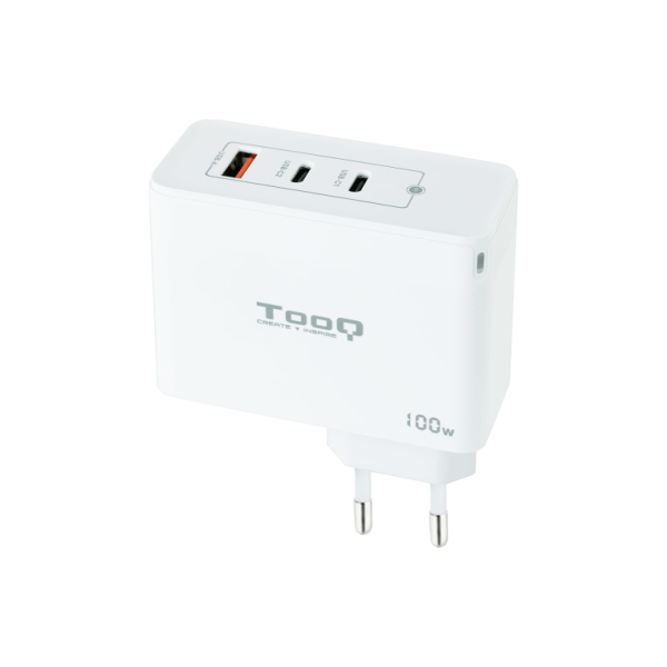 TooQ TQWC-GANQC2PD100W cargador de dispositivo móvil Universal Corriente alterna Interior