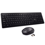 Ewent EW3256 teclado Ratón incluido Universal RF inalámbrico QWERTY Español Negro