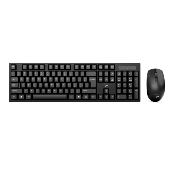 Ewent EW3281 teclado Ratón incluido Universal RF inalámbrico QWERTY Español Negro