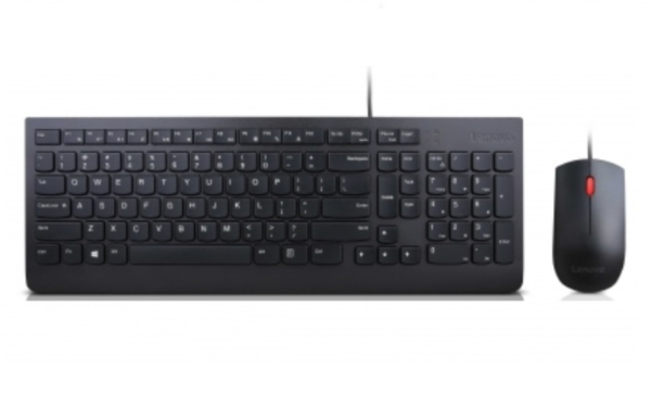 Lenovo 4X30L79915 teclado Ratón incluido Universal USB QWERTY Español Negro