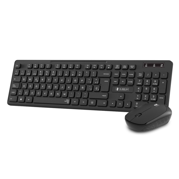 SUBBLIM SUBKBC-CSSW10 teclado Ratón incluido Universal RF inalámbrico QWERTY Español Negro