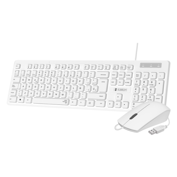 SUBBLIM SUBKBC-CSSK02 teclado Ratón incluido Universal QWERTY Español