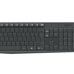 Logitech MK235 teclado Ratón incluido USB QWERTY Español Gris