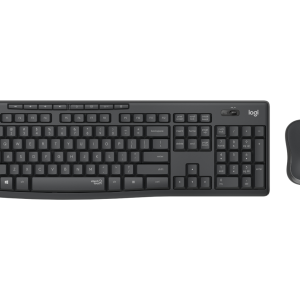 Logitech MK295 Silent Wireless Combo teclado Ratón incluido Oficina USB QWERTY Español Grafito