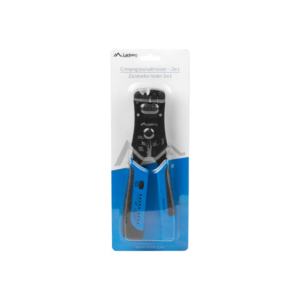 Lanberg NT-0203 crimpadora Herramienta para prensar Negro, Azul