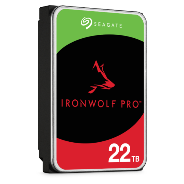 Seagate IronWolf Pro ST22000NT001 disco duro interno 22 TB 7200 RPM 512 MB 3.5" Serial ATA III