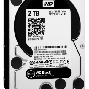 Western Digital Black disco duro interno 2 TB 7200 RPM 64 MB 3.5" Serial ATA III