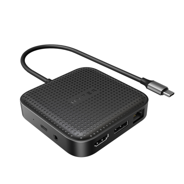 HYPER HD583-GL base para portátil y replicador de puertos Acoplamiento USB 3.2 Gen 1 (3.1 Gen 1) Type-C Negro