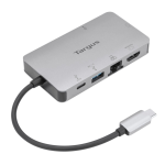 Targus DOCK419 Alámbrico USB 3.2 Gen 1 (3.1 Gen 1) Type-C Gris