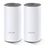 TP-Link Deco E4 (2-pack) Doble banda (2,4 GHz / 5 GHz) Wi-Fi 5 (802.11ac) Blanco, Gris Interno