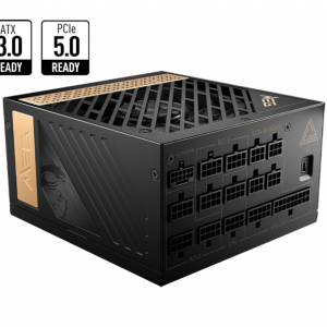 MSI MEG AI1300P PCIE5 unidad de fuente de alimentación 1300 W 24-pin ATX ATX Negro