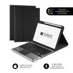 SUBBLIM FUNDA + TECLADO TABLET IPAD PRO BLUETOOTH 11'' TOUCHPAD BLACK QWERTY Español Bluetooth/Micro-USB Negro, Gris